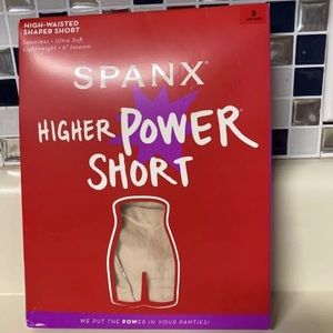 Spanx size small, high power shorts